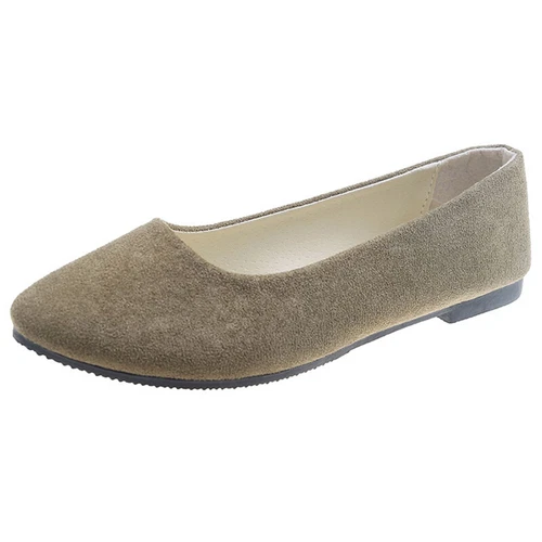 Ladies Dress Flats Slip On Pumps Dance Women Low Heel Cozy Shoes Casual Fashion - Bild 22 von 53