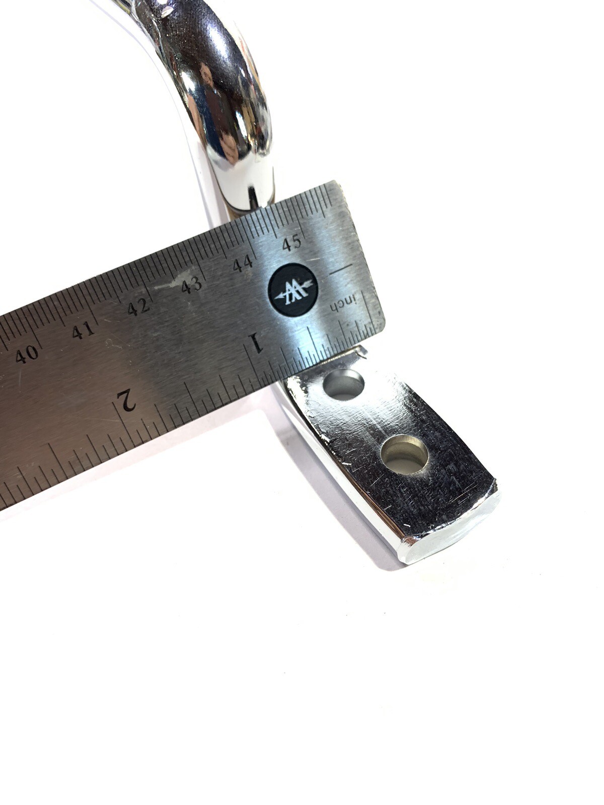 Chrome Solid Steel 30 X 3/4 Inch Semi Truck Grab Bar Handle Rat Rod Old School eBay