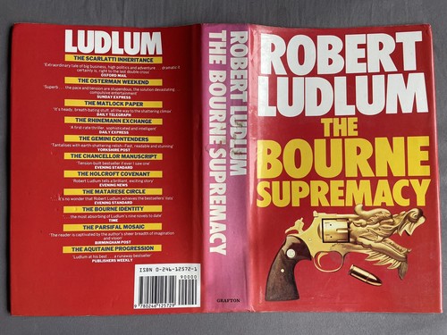 The Bourne Supremacy by Robert Ludlum 1986 UK 1st edition HB DJ - Picture 5 of 11