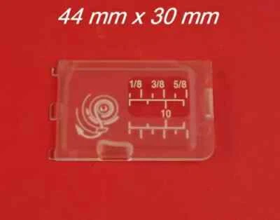 Tapa de pinza tapa de placa de puntada cubierta de bobina para Elna, Janome, Necchi # 809