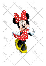 3",4",5",6" Minnie Mouse Edible Cake Topper