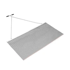 6x3 ft Heavy Duty Steel Drag Harrow, ATV/UTV Chain Harrow with Non Slip Link ...