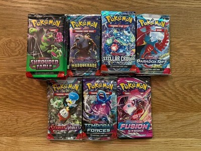 Verschiedene Scarlet & Violet Bundle - 228x Packs GEÖFFNET (Beschreibung lesen) | Pokemon