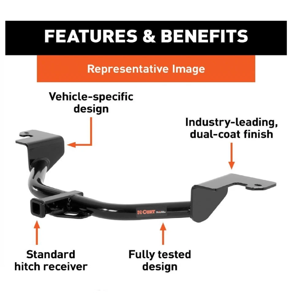Curt Class 1 Trailer Hitch 11383 for Mazda 3 - Image 2 of 4