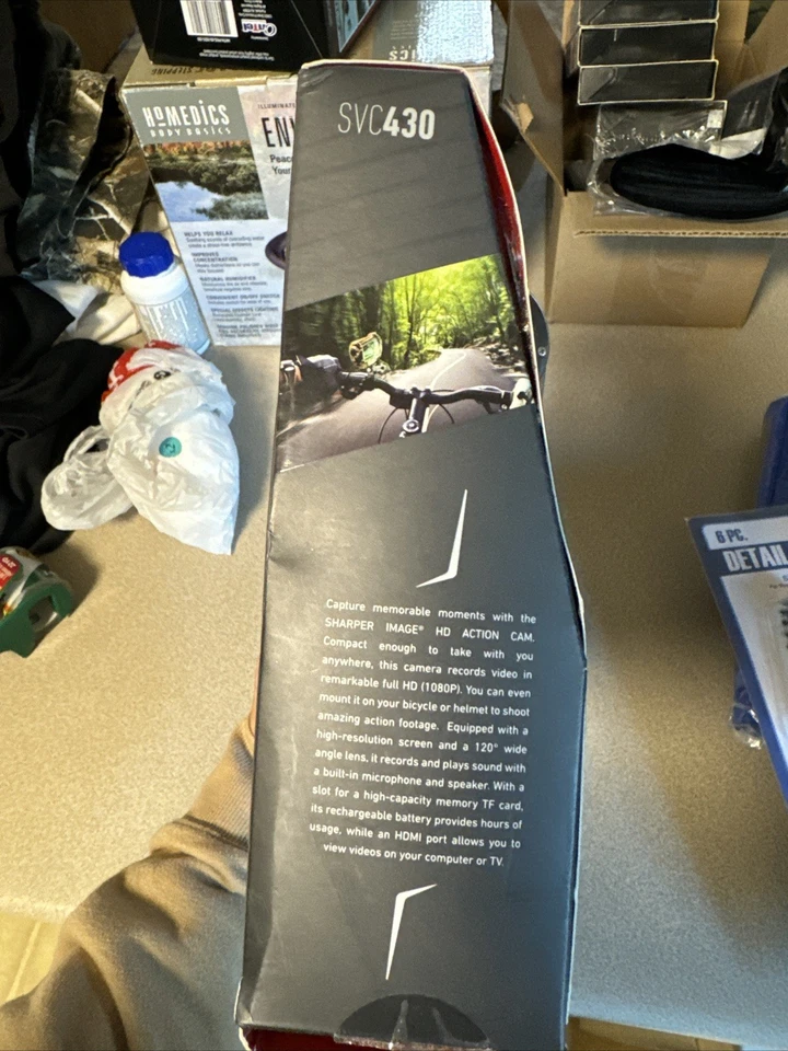 NUEVO SISTEMA OPERATIVO Sharper Image SVC430 HD Action Cam Go Pro Videocámara 1080P Foto 4 de 4