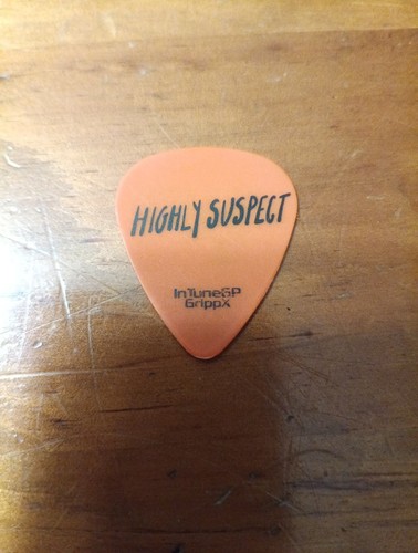 Highly Suspect Orange Tour Guitar Pick 2025 MCID Boombox Racoon 🔥 Rare Setlist - Picture 5 of 8