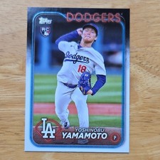 Topps 2024 Series 2 Yoshinobu Yamamoto #553 Los Angeles Dodgers MLB Rookie Card. rookie card picture