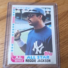 Topps 1982 All-Star Reggie Jackson #551 New York Yankees Baseball Card
