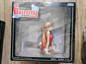 Set  Sega Neon Genesis Asuka Langley In Bunny Girl & Dealer Bunny Girl Figures