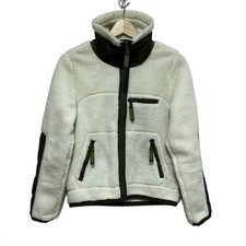 Rare Polo Ralph Lauren Blouson XS White Khaki Long Sleeve Japan