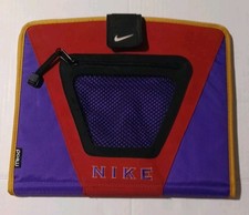 Vintage Nike Mead Organizer Folder 1996 Retro Document Wallet Purple Red