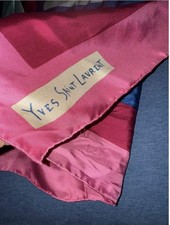 Vintage 1950-1960 Yves Saint Laurent Silk Scarf