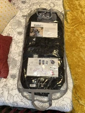 7 A.M. enfant blanket 212 Evolution w/ 2 extenders Black/Gray EUC