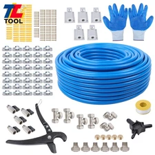 Compressed Air Line Kit Fit Complete System  3/4"x300ft Garage Shop