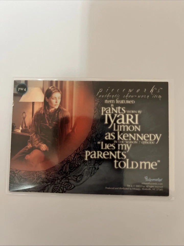 Buffy the Vampire Slayer Season 7 PW-4 Iyari Limon as Kennedy 2003 Inkworks - Image 3 of 4