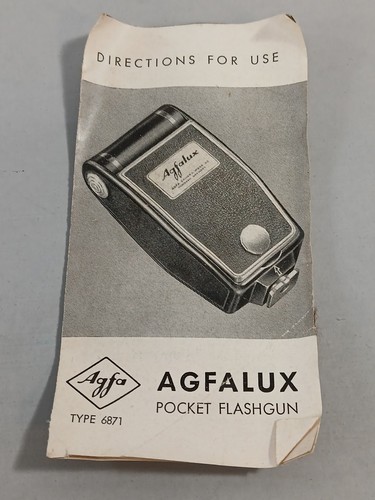 Agfa Agfalux Folding Flash Unit with Case Vintage  - 第 9/10 張圖片