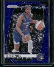 2024 Panini Prizm WNBA #95 Olivia Epoupa Blue Velocity Prizms
