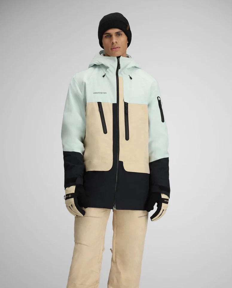 Obermeyer Cirque Men's Winter Jacket, Glacial Ice, NWT XL - Image 3 of 4