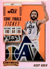 2018-19 Panini Contenders Conference Finals Ticket #29 Ricky Rubio /135 - BSK