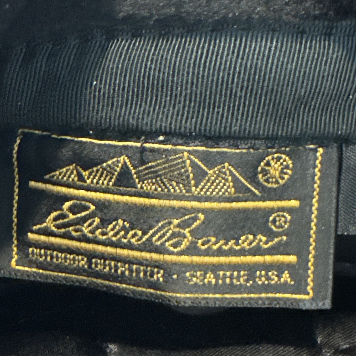 Vintage Eddie Bauer Harris Tweed Earflap Flat Cap Sz Medium Thinsulate Gray View 6