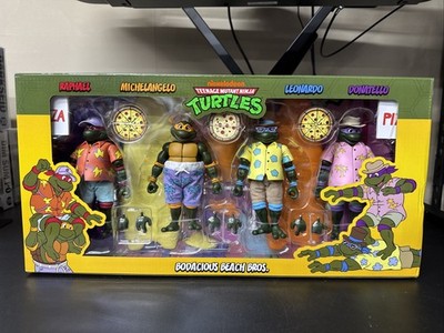 TMNT NECA Sewer Surfing Bodacious Beach Bros Set 2025 SDCC Dmg | eBay