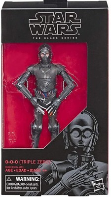 Hasbro Star Wars The Black Series 6'' Red Line #89 0-0-0 (Triple Zero) Neu/OVP