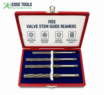 HSS Valve Stem Guide Reamers Set Of 5 Pcs ( 4mm to 6mm) Spiral EDGE TOOL USA