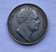 1836 William IV Silver Half Crown In Collectable Condition
