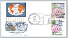 #2198 Stamp Collecting FDC Gamm Cachet Combo w/Sweden Stamp Harrisburg PA Cancel