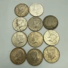 Lot of 11 Kennedy Half Dollars 1965 - 1969 40% Silver  50 cent #1