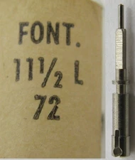 Font FHF 55 72 725 551 ... watch parts: split winding stem #404 * h = 10.3 mm *