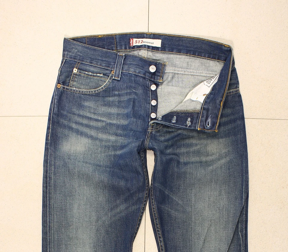 Jean homme LEVI'S 512 bootcut W32 L32 comme neuf - Photo 2/4