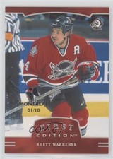 2002-03 ITG Be A Player First Edition Montreal Card Show 1/10 Rhett Warrener t4m