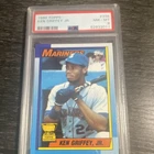 1990 Topps Ken Griffey Jr. #336 Seattle Mariners All-Star Rookie PSA 8