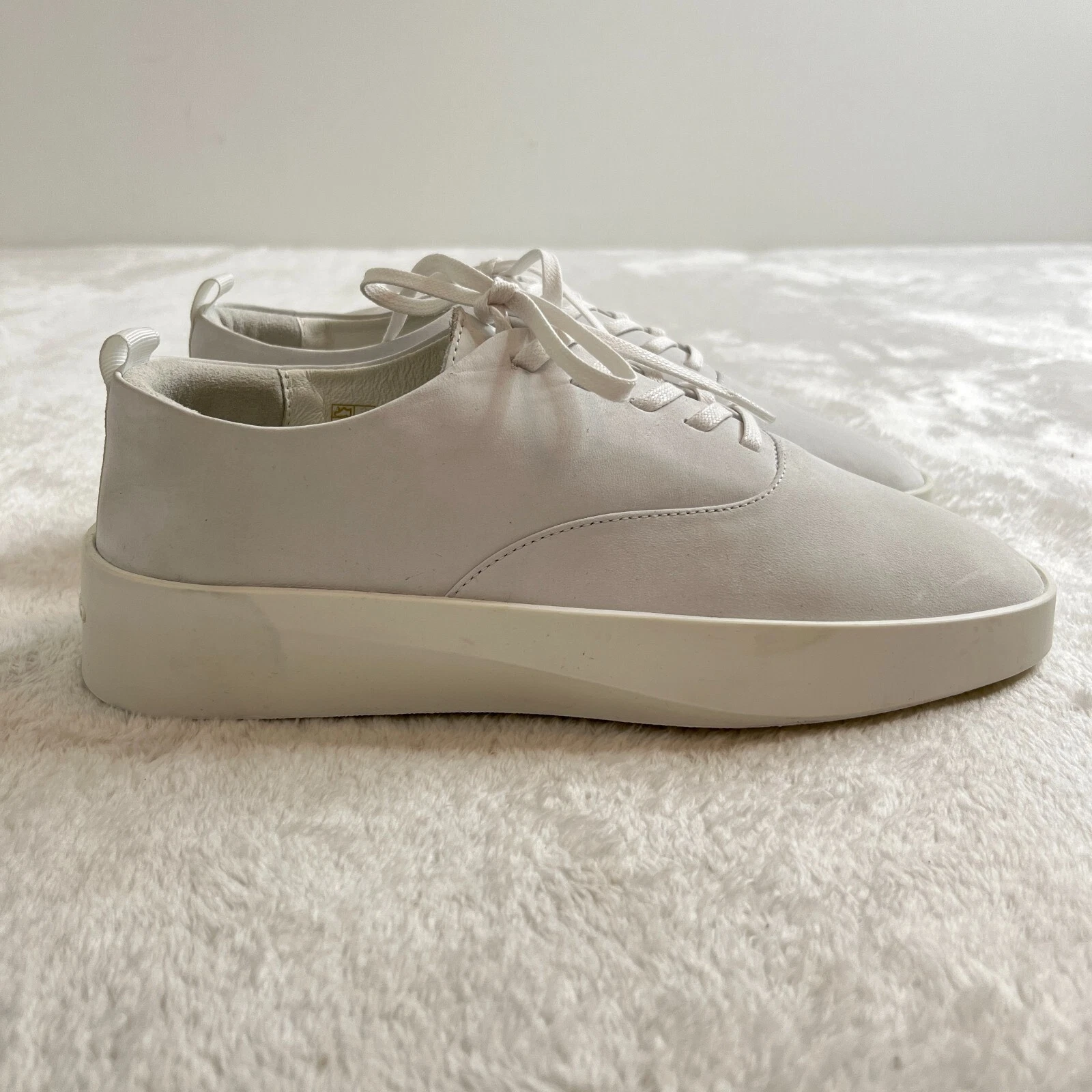 NEW Wolf & Shepherd Cruise Shoes Womens 7 White Lace Up Leather Sneakers EU 38.5