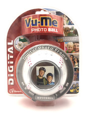 VU-ME Photo Ball Digital Photo Baseball-Displays 23263 Brand New Free Shipping.