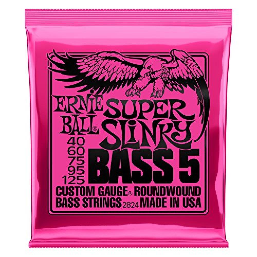 (TG. Super) Cordes de basse électrique Ernie Ball Super Slinky   5 cordes et ni
