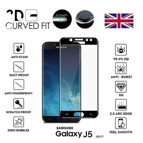Protectores de pantallas para teléfonos celulares Negro para Samsung Galaxy J5