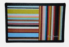 PAUL SMITH Mens Mainline Signature Stripe Credit Card Wallet-  NEW