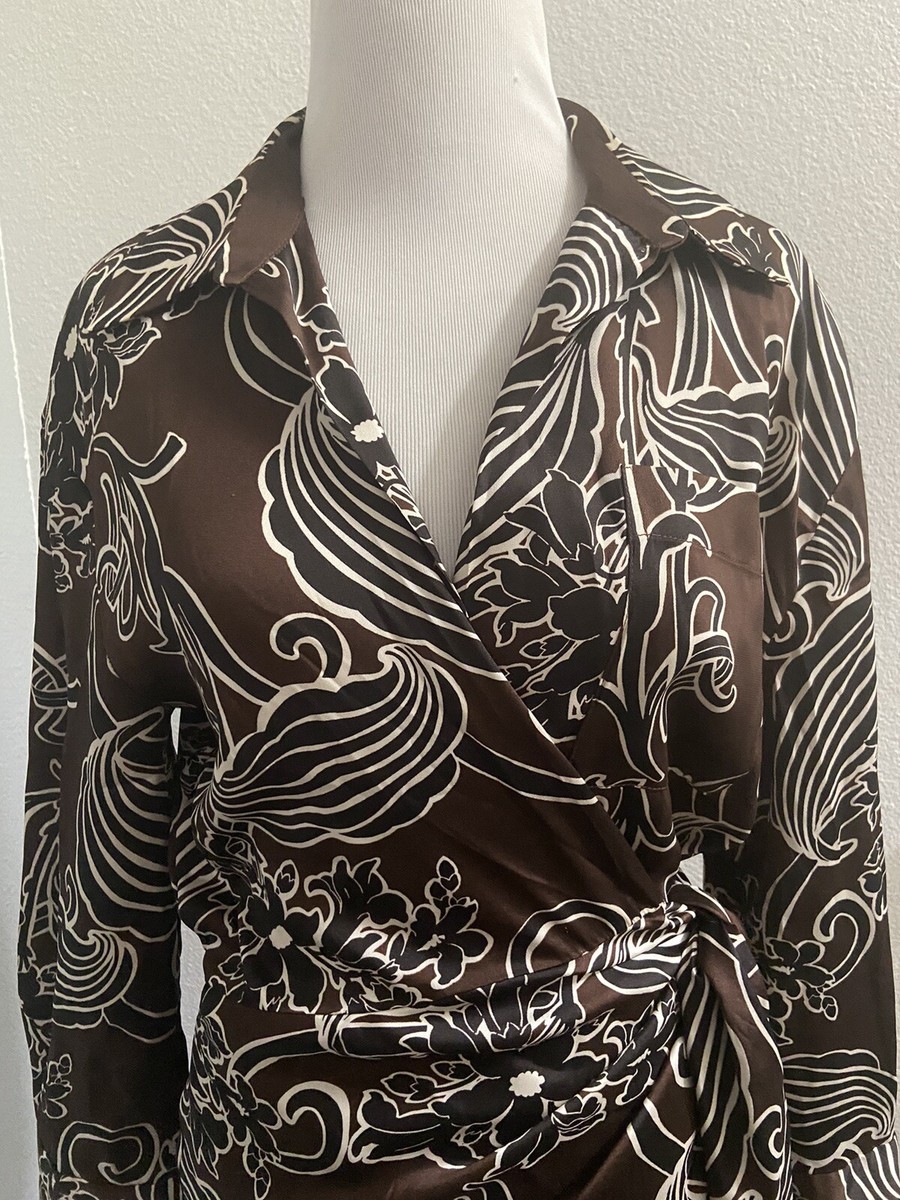 bardot brown maxi dress Jovie | Brown Bardot Wrap Maxi Dress With Sash Detail