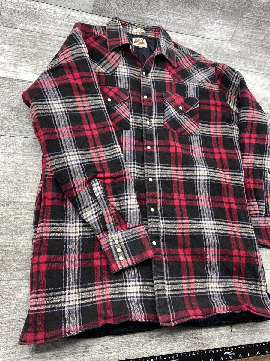 Ely cattleman flannel shirt jacket clearance
