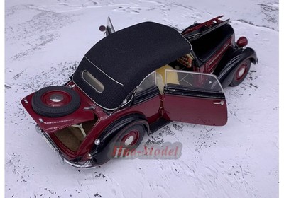 CMC 1/24 Audi 920 1938-1940 car model Alloy Diecast Display Hobby Gifts Black