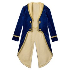 Kids Boys Prince Tailcoat Court Prince Halloween Cosplay Dress Up Party Costume