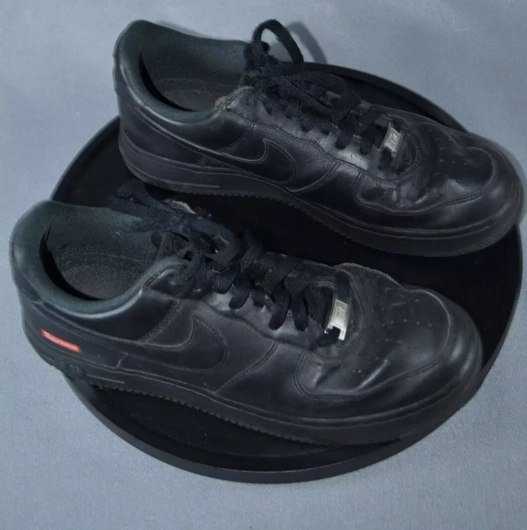 Nike Air Force 1 Low x Supreme Noir Homme Taille 9 CU9225 001