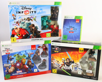 Microsoft Xbox 360 Ovp Disney Infinity Starter Set Super Heroes Star Wars Spiel