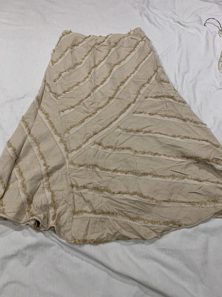 Chaqueta + Falda Traje Vintage LENA GABRIELLE 2 PIEZAS Beige/Marrón Foto 4 de 4