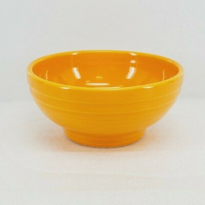 Small 5'' rice BOWL butterscotch orange HOMER LAUGHLIN FIESTA  new