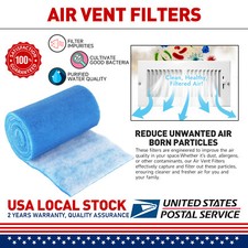 140-IN BLUE BONDED AQUARIUM FILTER MEDIA PAD 140" X 12'' FILTER FIBER FLOSS