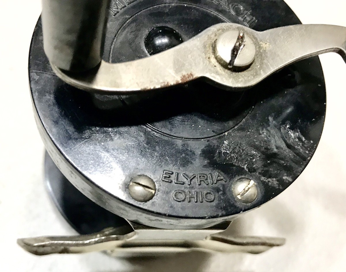 Moulinet Pêche Américain Vintage Bakélite - MEISSELBACH Elyria Ohio