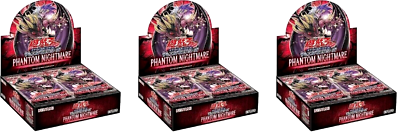 3 Box Yugioh Card Official Booster Box PHANTOM NIGHTMARE Japanese NEW DHL |  eBay